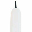 Picture of 321Q Standard Single Bee Body - White ( With Black Tip - 100/bag )