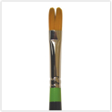 Picture of La Corneille Golden Taklon Double Filbert Brush 7530 - #10