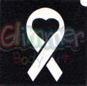 Picture of Ribbon Heart  Stencil - (5pc pack)