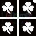 Picture of Mini Shamrock Stencil (4 in 1) - (5pc pack)