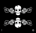 Picture of Essential - HD Stencil - Skull & Roses - E17 (2pc/pk)