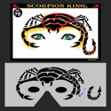 Picture of Scorpion King Stencil Eyes - 78SE