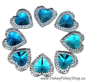 Picture of Double Heart Gems - Sky Blue - 16mm (7 pc.) (SG-DHB)