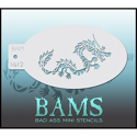 Picture of Bad Ass Mini Stencil - Oriental Dragon - 1412