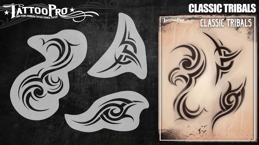 Tattoo Pro Series 1 Stencils - Free Birds: Facepaint.com