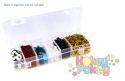 Picture of Craft & Bead Storage:6.75'' x 2.25'' x 1 3/16'' Organizer box (PB818)