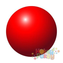 Picture of Sticker Roll - Red Clown Nose - 250/roll