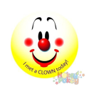 Picture of Sticker Roll - I met a Clown Today! - 250/roll