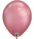 Picture of 11" Chrome MAUVE round balloons - 100 count