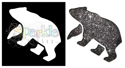 Picture of Bear - Sparkle Stencil (1pc)