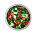 Picture of Vivid Glitter Loose Glitter - Triumphant - Orange & Green Gameday UV  (25g)