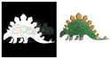 Picture of Stegasaurus - Sparkle Stencil (1pc)