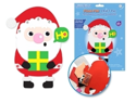 Picture of DIY Foam-Fun Craft Pal Kit Peel-n-Stick - Santa Present ( KX192 )