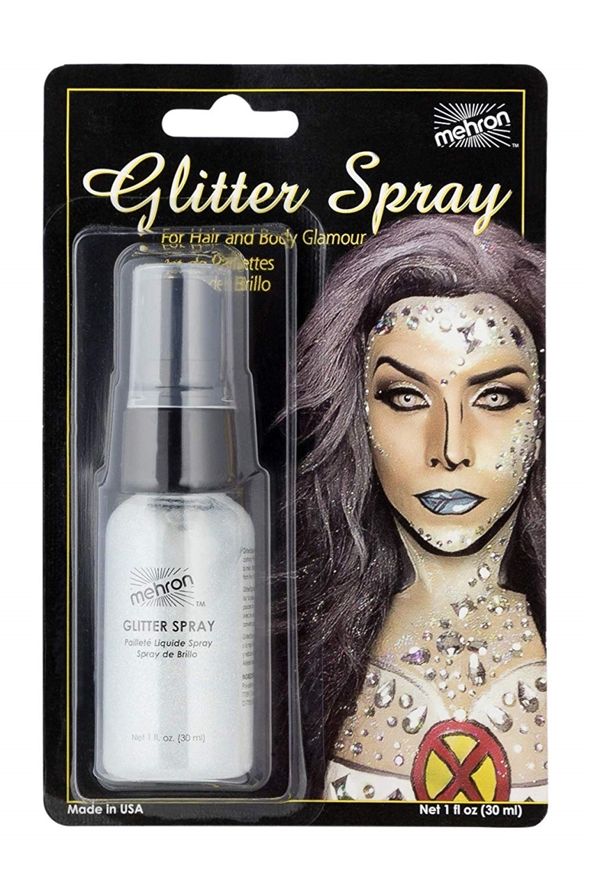 Mehron Glitter Spray White Diamond Fx Canada