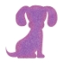 Picture of Puppy Glitter Tattoo Stencil - HP-80 (5pc pack)