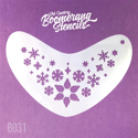 Picture of Art Factory Boomerang Stencil - Whimsey Snowflakes (B031)
