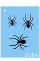 Picture of Long Spider Stencil - SOBA-79