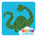 Picture of Baby Dinosaur Glitter Tattoo Stencil - HP-2 (5pc pack)