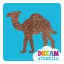 Picture of Camel Glitter Tattoo Stencil - HP-6 (5pc pack)