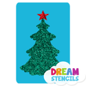 Picture of Christmas Tree Glitter Tattoo Stencil - HP-23 (5pc pack)