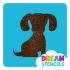 Picture of Puppy Glitter Tattoo Stencil - HP-80 (5pc pack)