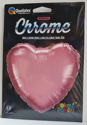 Picture of 18" Chrome Mauve Heart Foil Balloon(1pc)