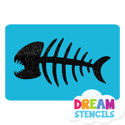 Picture of Dead Fish Glitter Tattoo Stencil - HP-141 (5pc pack)