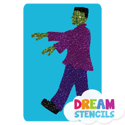 Picture of Walking Frankenstein Glitter Tattoo Stencil - HP-177 (5pc pack)