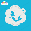 Picture of Swimming Mermaid - Dream Stencil - 28