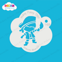 Picture of Pirate Boy - Dream Stencil - 165