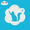 Picture of Cat Hi Five - Dream Stencil - 223