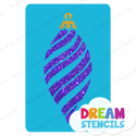 Picture of Striped Ornament Glitter Tattoo Stencil - HP-249 (5pc pack)