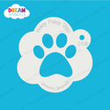 Picture of Paw Print - Dream Stencil - 268