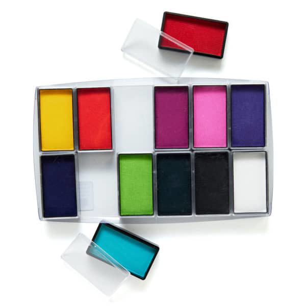 Picture of All You Need – 12 Colour Full Length Face & Body Art Palette Sampler Set 12x 15g (BMPA22)