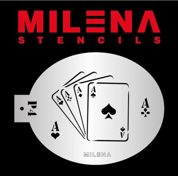 Picture of Milena Stencils - Ace of Spades - Stencil P4