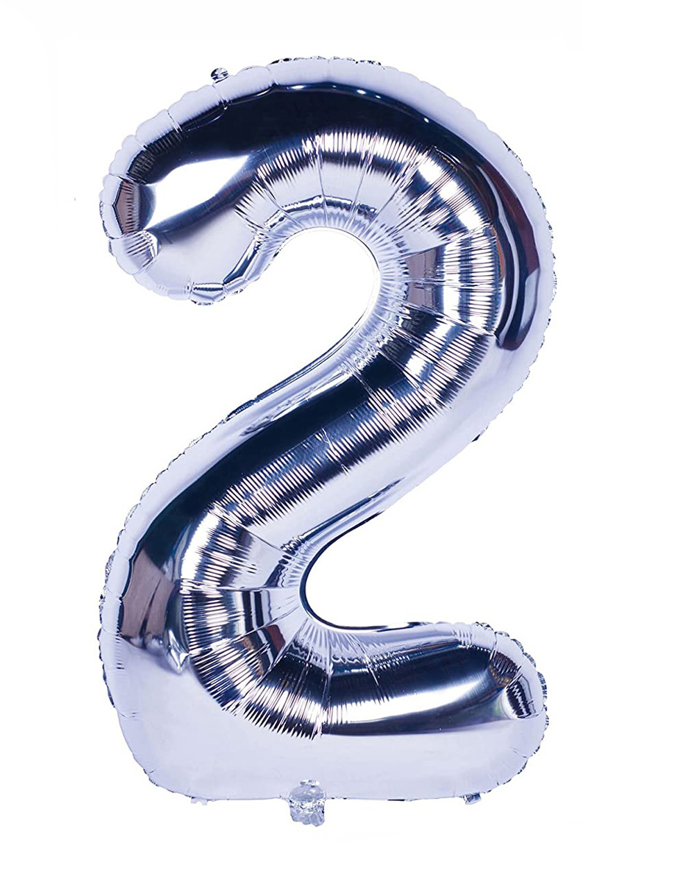 Picture of 40'' Foil Balloon Shape Number 2 - Silver (1pc)