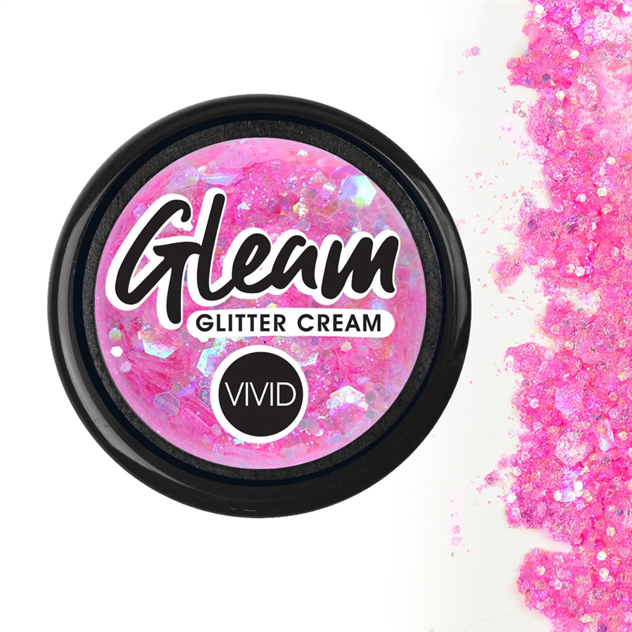 Picture of Vivid Glitter Cream - Gleam Princess Pink (25g)