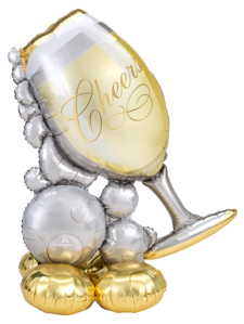 Picture of 51'' AirLoonz Bubbly Wine Glass Balloon
