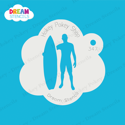 Picture of Surfer - 2 - Dream Stencil - 347