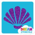 Picture of Seashell - 1  Glitter Tattoo Stencil - HP-322 (5pc pack)