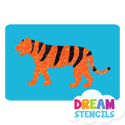 Picture of Walking Tiger Glitter Tattoo Stencil - HP-324 (5pc pack)