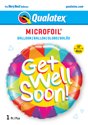 Picture of 18'' Get Well Soon Sunshine - Foil Ballon (1pc)