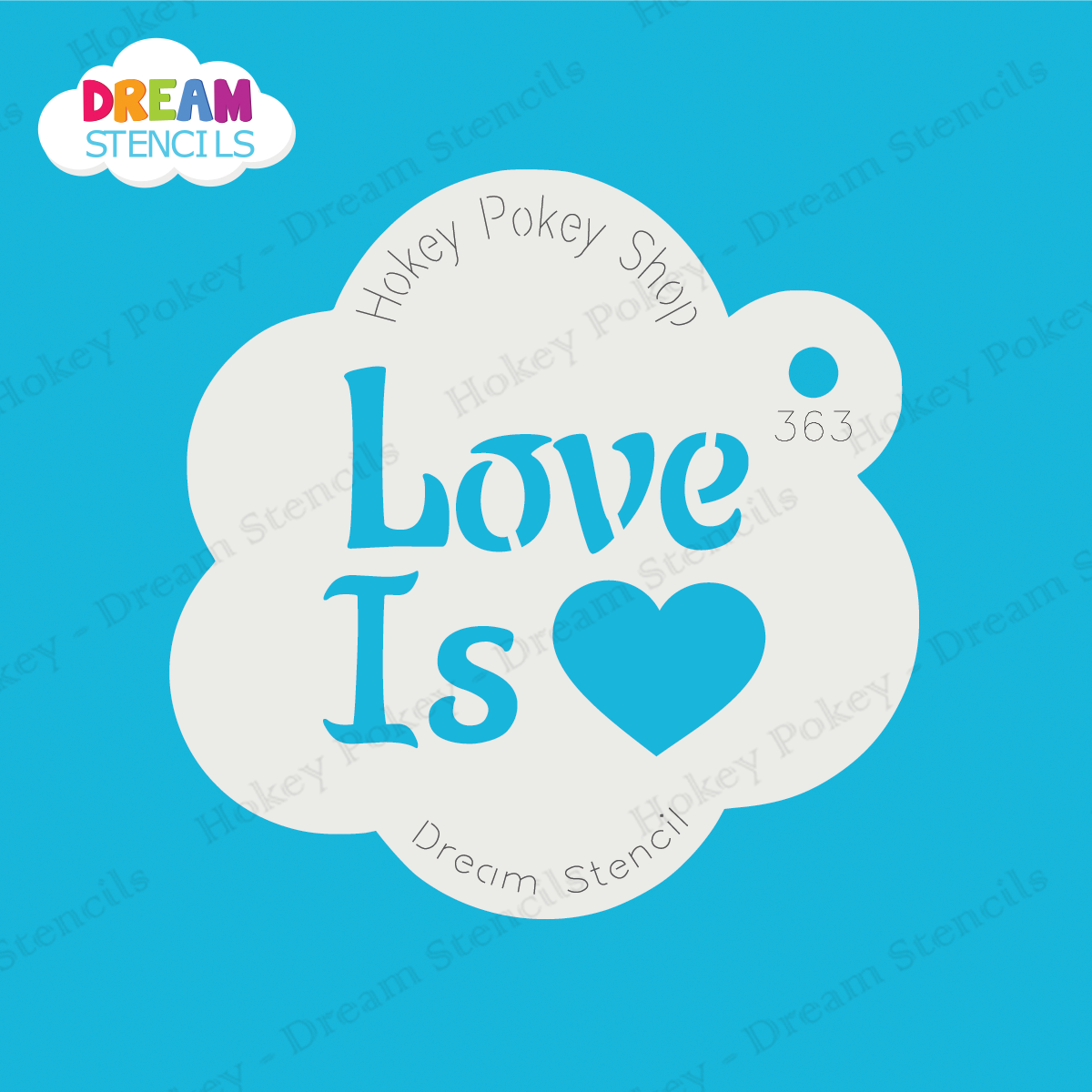 Picture of Love is Love - Dream Stencil - 363