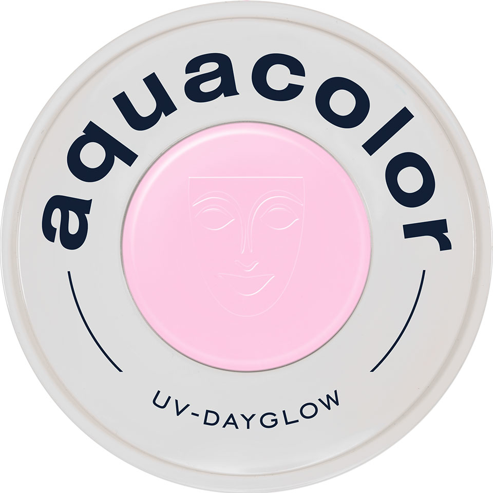 Picture of Kryolan Aquacolor - Cosmetic Grade UV-Dayglow Face Paint - Rose (30 ml)