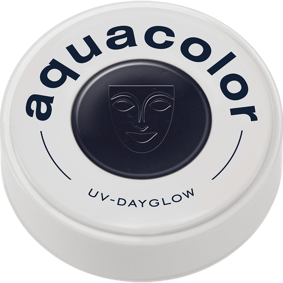 Picture of Kryolan Aquacolor - Cosmetic Grade UV-Dayglow Face Paint - Black (30 ml)