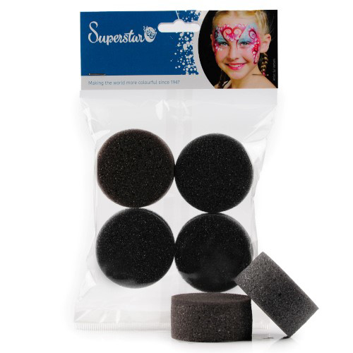 Picture of Superstar  Eco Grey Round Sponges  - Pack of 4