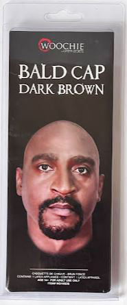 Picture of Cinema Secrets Woochie Bald Cap - Dark Brown ( WO105DB )