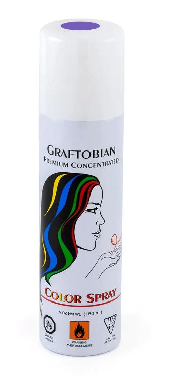 Picture of Graftobian Premium Concentrated Hairspray - Purple Frost Shimmer - 150ML 