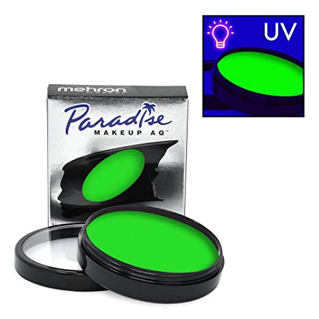 Picture of Mehron Paradise Neon UV Green Face Paint -  Martian (40g) 