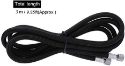Picture of Black Braided Airbrush Nylon Hose (1/8" Both Ends)  - 3m(9.8 Ft)